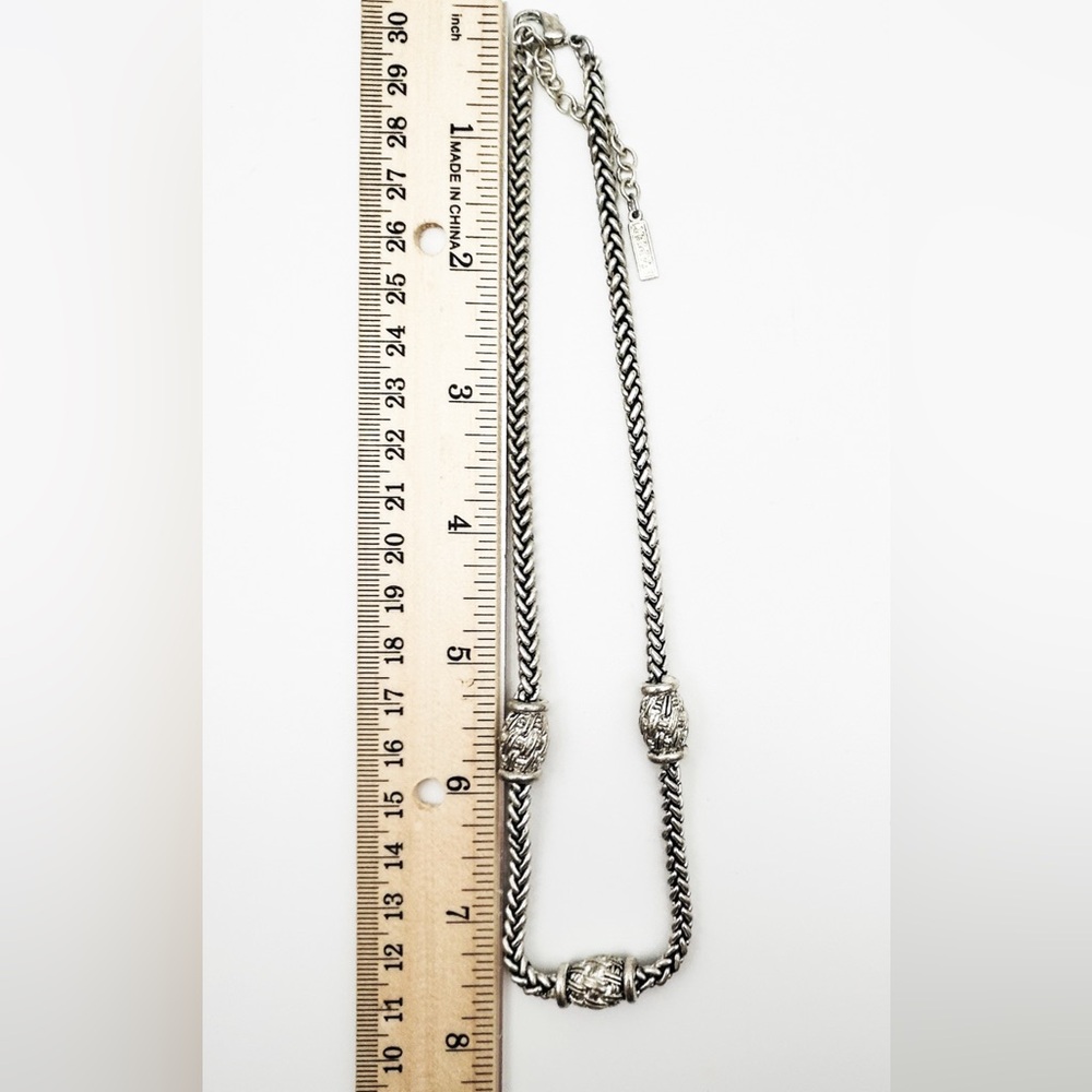 Napier Silver Necklace with Intricate Accents - Picture 14 of 14